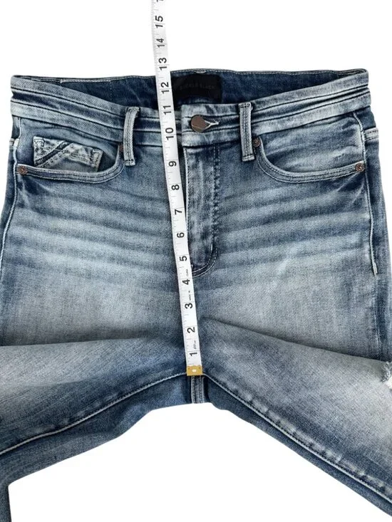 BKE Buckle Black No.75 Bootcut Jeans Yeadon Distressed Stretch 27x30 Y2K - Picture 7 of 13